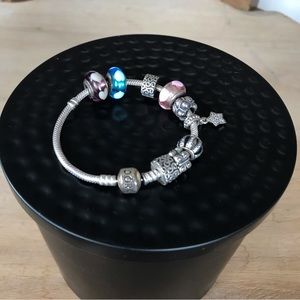 Genuine Pandora Charm Bracelet